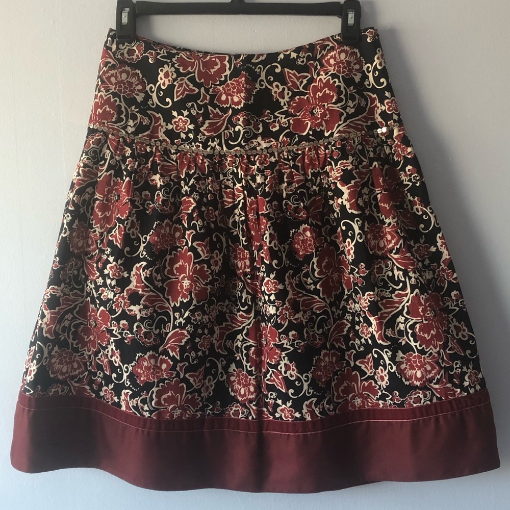 PROMOD black/maroon skirt